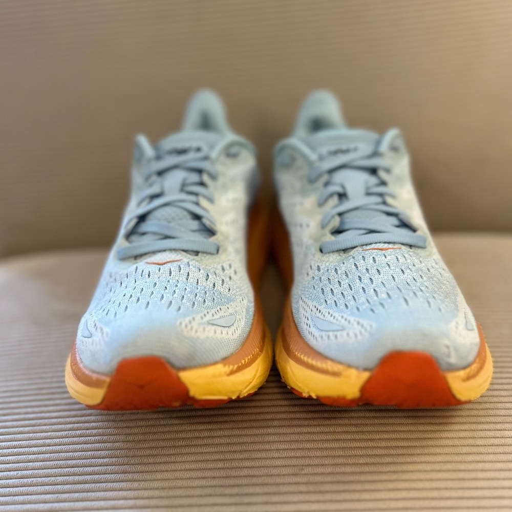 HOKA Women's Clifton 8 - "Summer Song / Ice Flow" - size 7.5B - Picture 4 of 11